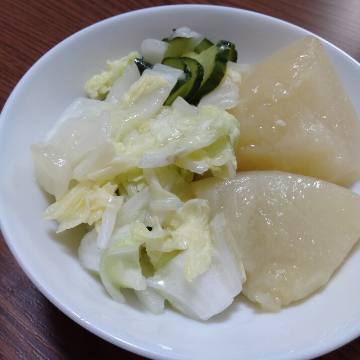 離乳食完了期　冬瓜白菜きゅうりのコンソメ風味